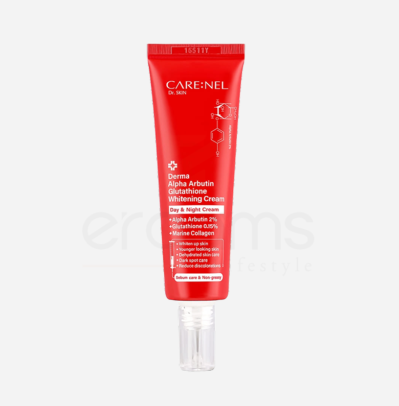 Care:Nel Derma Alpha Arbutin Glutathione Whitening Cream – 45ml