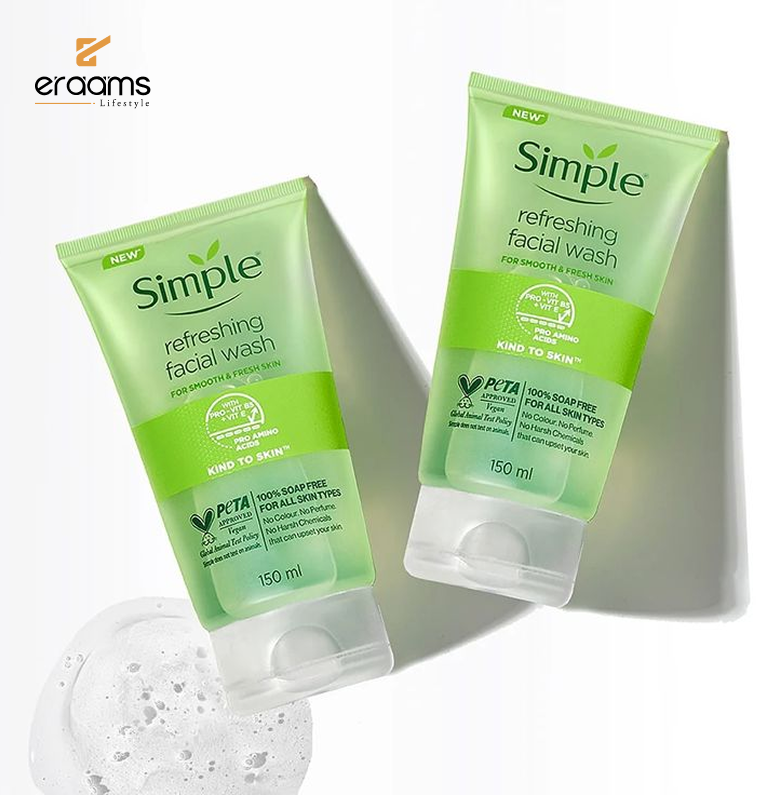 Simple Moisturising Facial Wash – 150ml - Image 3
